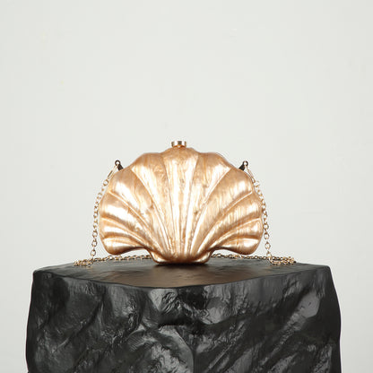 Shell Multicolor Chain Shoulder Messenger Bag