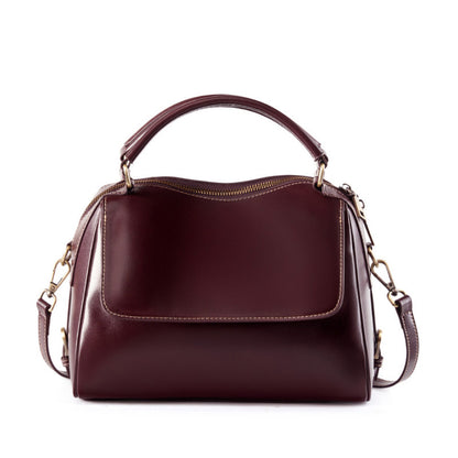 Women's Pure Color All-matching Large Capacity Crossbody Tote Bag