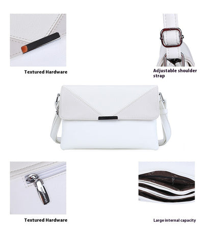 Contrast Color Small Square Box Fashion Shoulder Bag