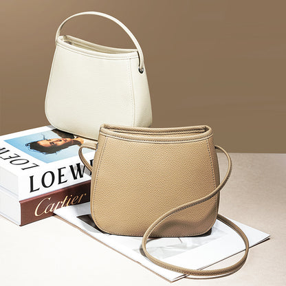 Popular Women's Trendy Versatile Cowhide Messenger Bag