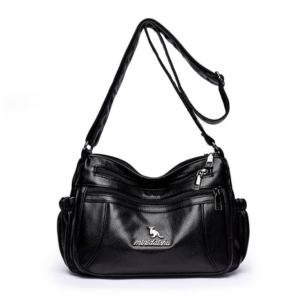 New Simple And Versatile Shoulder Large Capacity Multi Compartment Cross Body Bag
