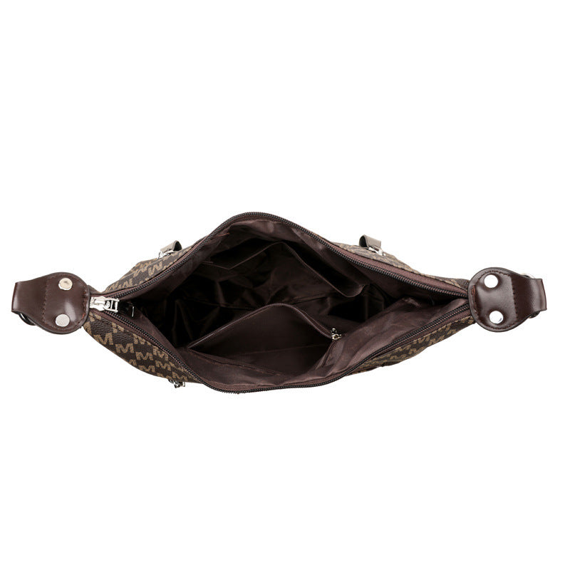 Retro Simple Printed Shoulder Messenger Bag