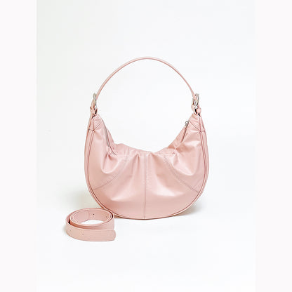 Women's First Layer Cowhide Texture Shoulder Bag