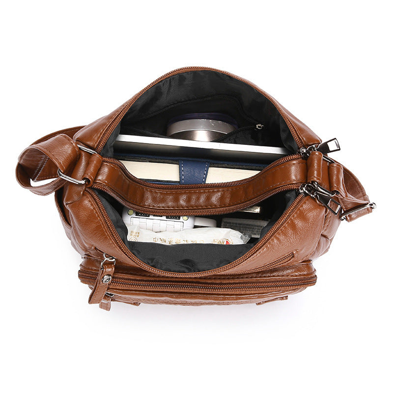 New Washed Fashion All-match Shoulder Messenger Bag