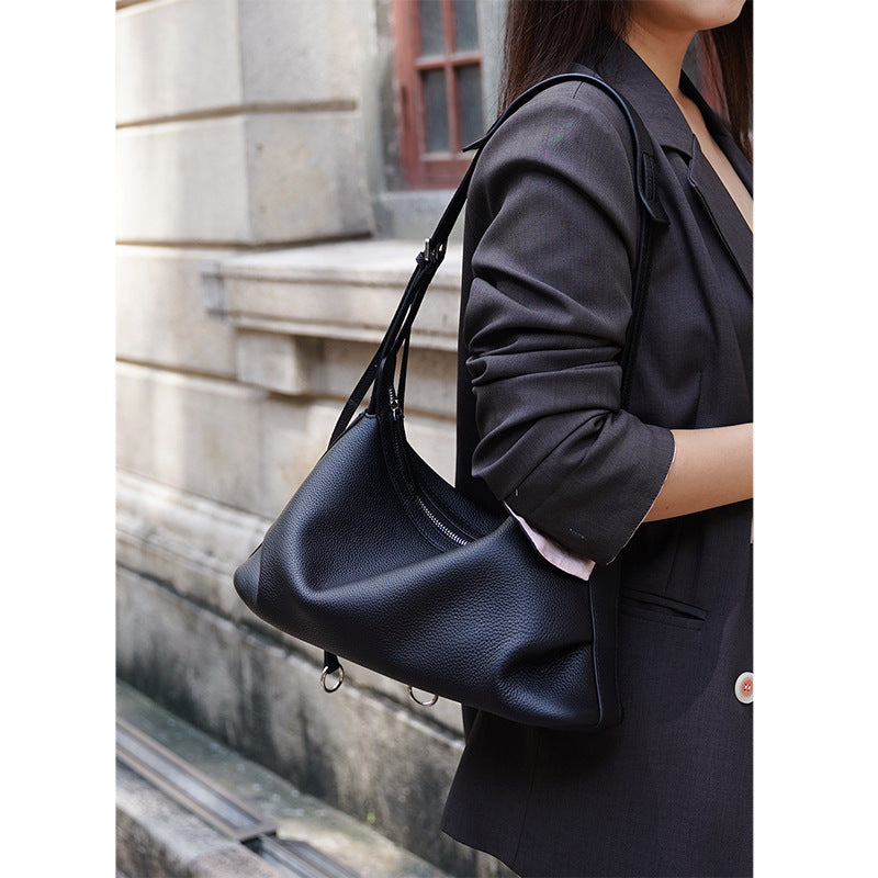 Women's Genuine Leather Cross Bady Bag Fashion Leisure Large Capacity Bag