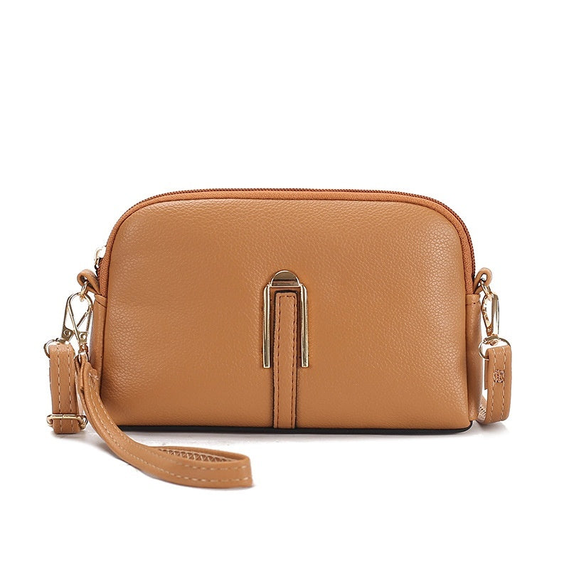 Women's Solid Color Mobile Phone Simple Messenger Bag