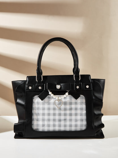 Love Handbag Lace Pearl Women's Messenger Bag