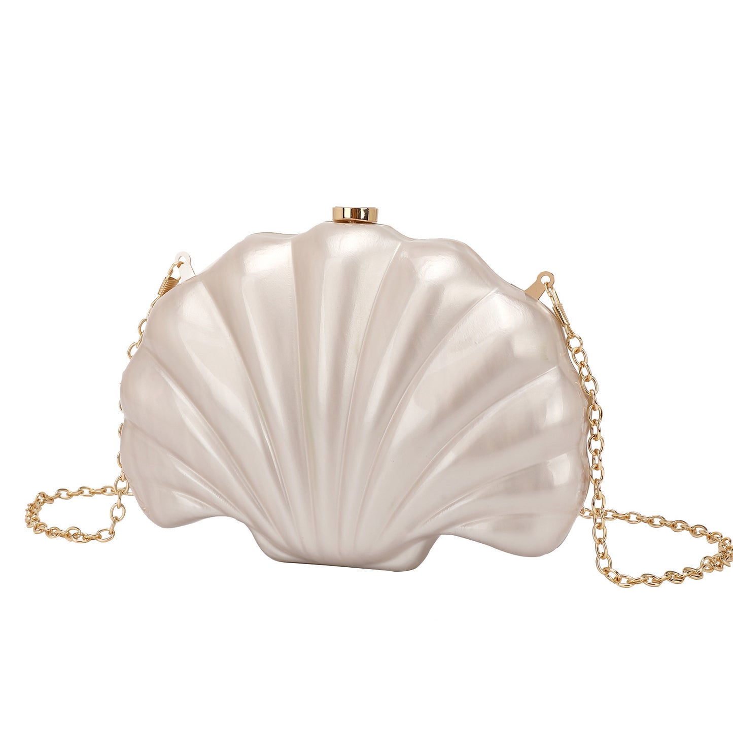 Shell Multicolor Chain Shoulder Messenger Bag