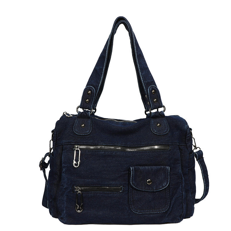 New Women's Retro Casual Handbag Large Capacity