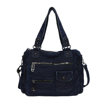 New Women's Retro Casual Handbag Large Capacity