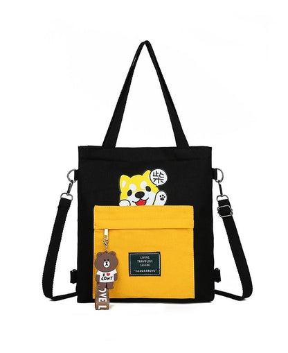 Korean Canvas Messenger Handbag Student Shoulders