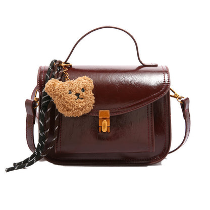 High-end Niche Retro Portable Small Square Bag All-matching