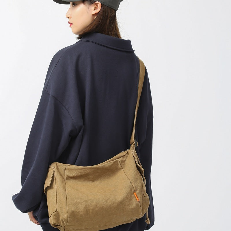 Women's Canvas Bag Casual Large-capacity Crossbody Bag