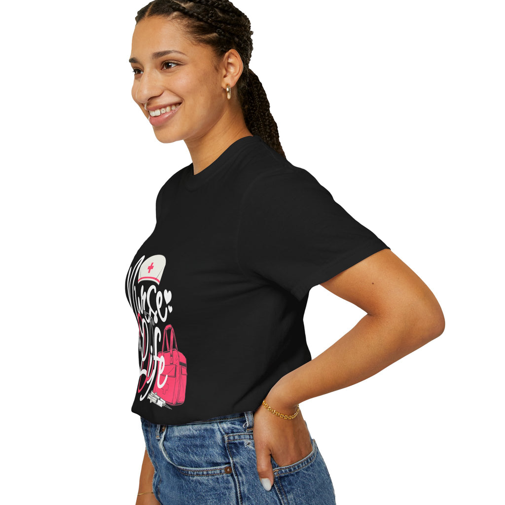Nurse Life Garment-Dyed T-shirt