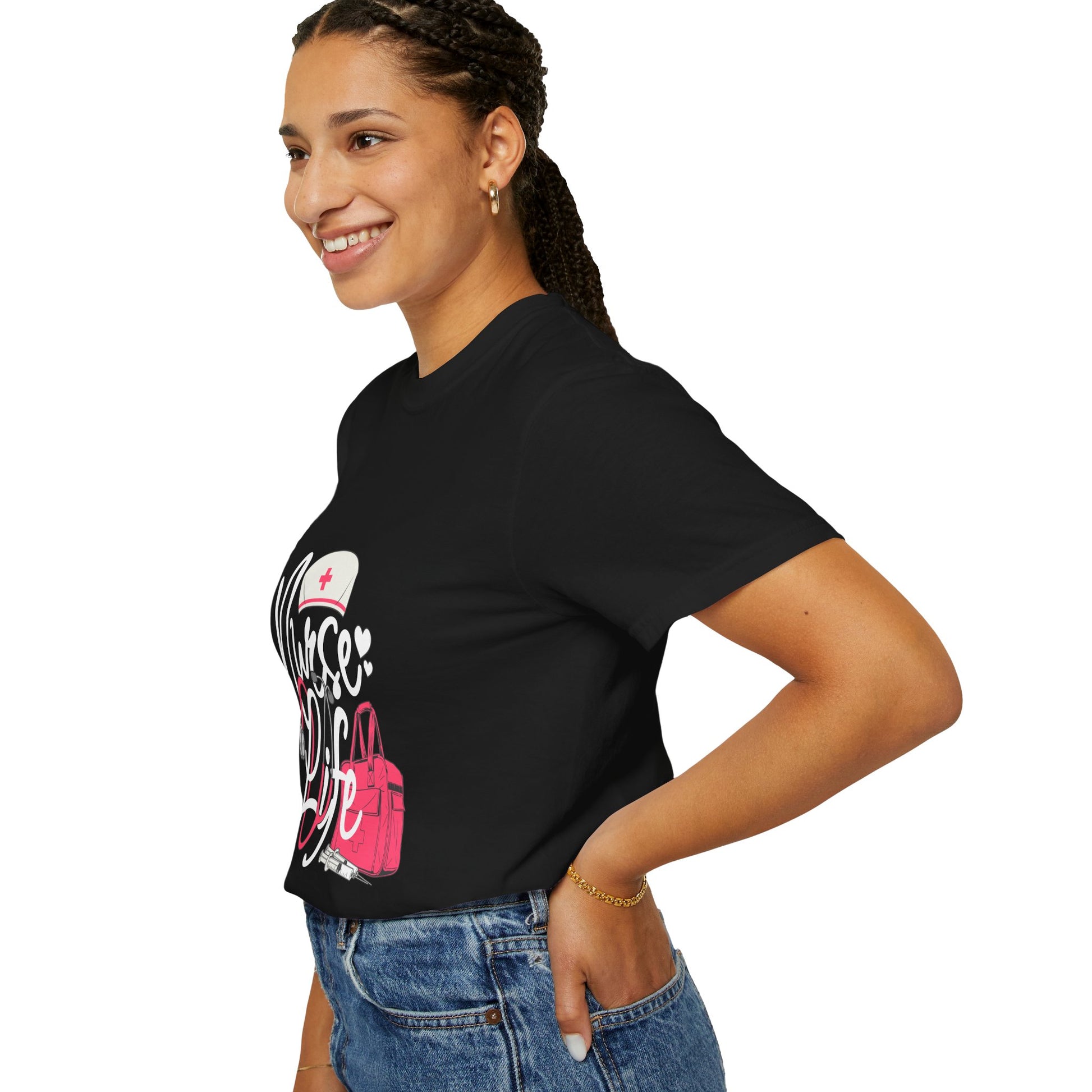 Nurse Life Garment-Dyed T-shirt