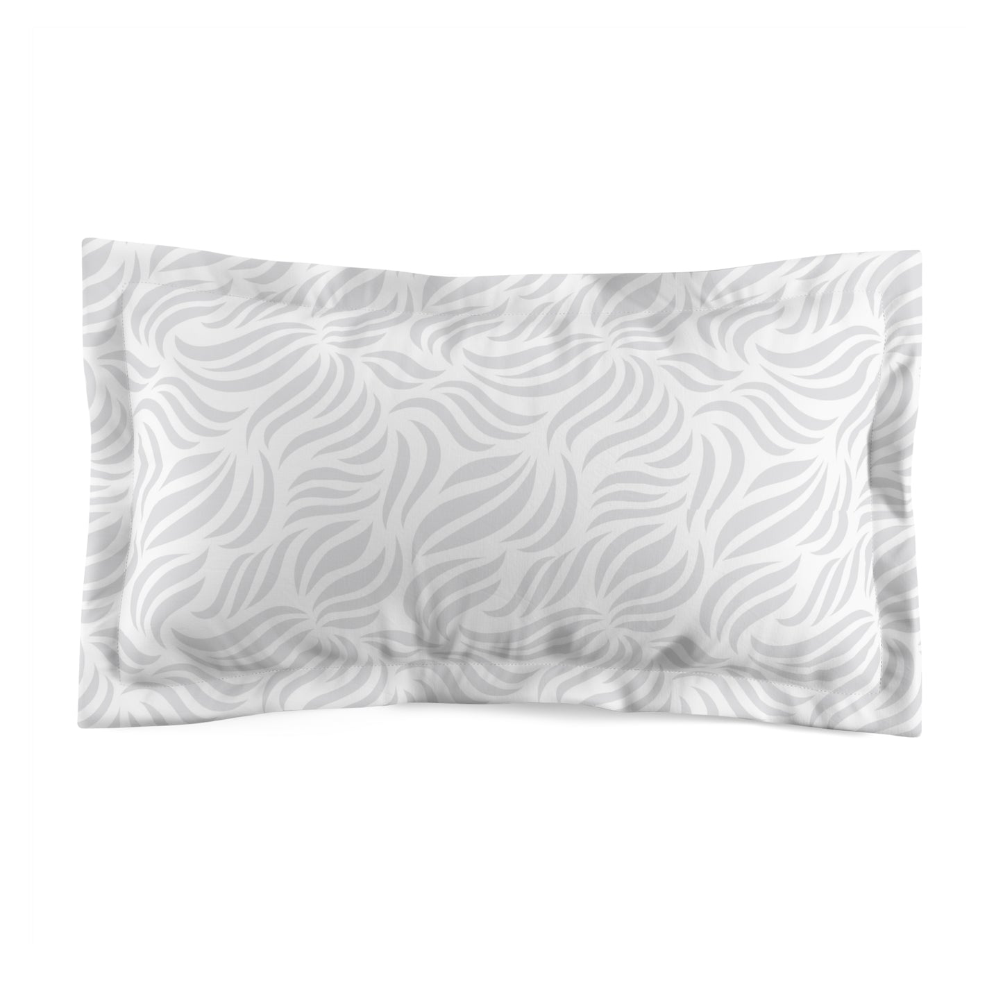 Light gray seamless nature Microfiber Pillow Sham