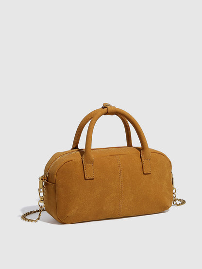 Retro Commuter Women's French Stick Pleated Tote Bag