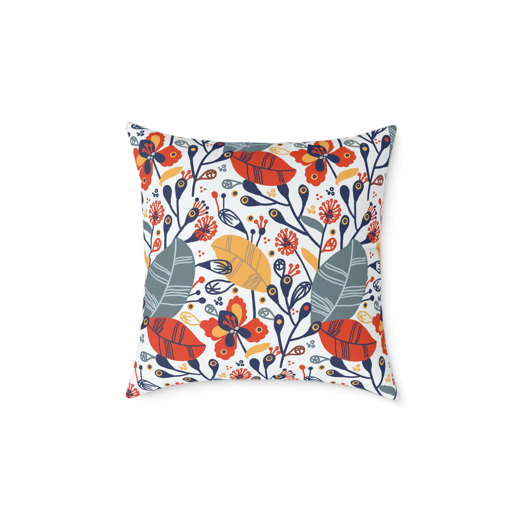 Canvas Pillow Exotic Flowers