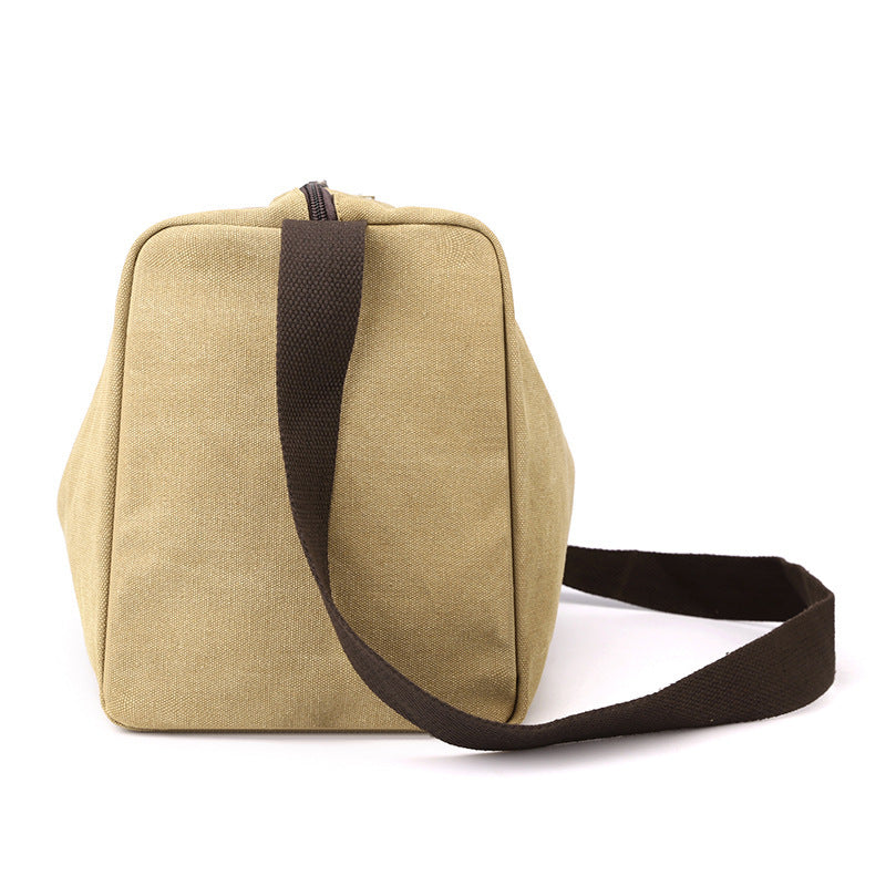 Retro Canvas Sports Gym  Large-capacity Crossbody Bag