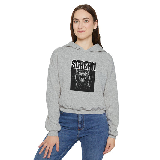 Scream Cinched Bottom Hoodie