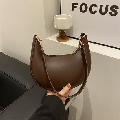 Trendy One-shoulder Commute Minimalist All-matching Girlish Underarm Bag