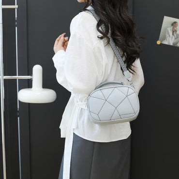 Fashion Three-layer Retro Trendy Patchwork Small Bag