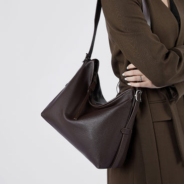 Women's Leather Underarm Shoulder Messenger Bag