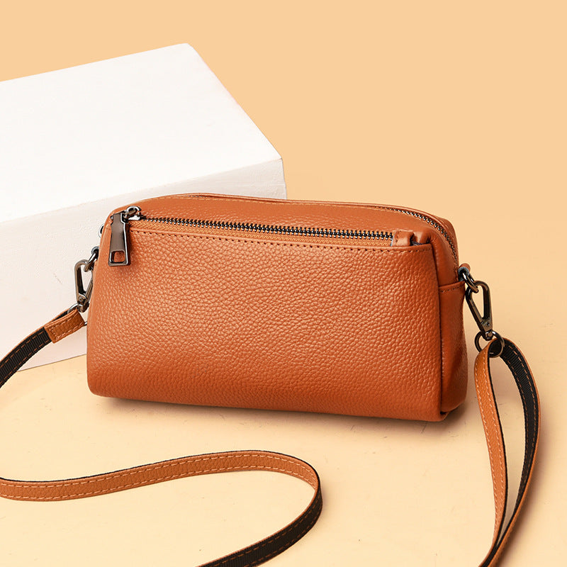 Women's Crossbody Genuine Leather Shoulder Mobile Phone Bag