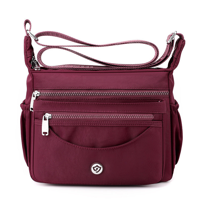 Trendy Women's Shoulder Lightweight Waterproof Nylon Cloth Bag