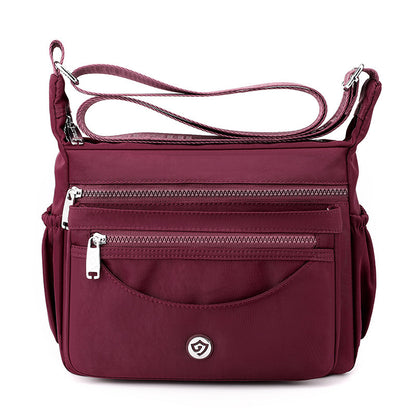 Trendy Women's Shoulder Lightweight Waterproof Nylon Cloth Bag