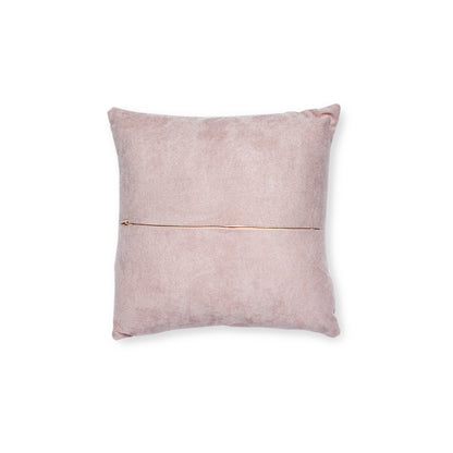 Square Pillow - Mexican Wrestling Pink Back Pillow
