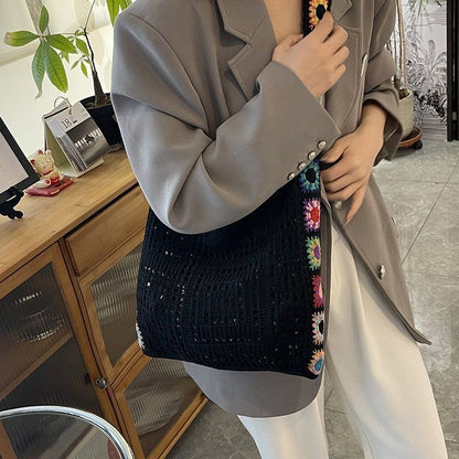 New Knitted Bag Large Capacity Women