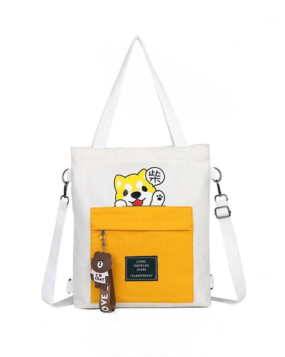 Korean Canvas Messenger Handbag Student Shoulders