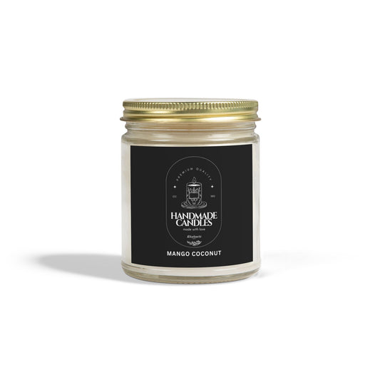 Mango coconut scented Candle