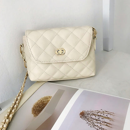 PU leather diagonal shoulder bag