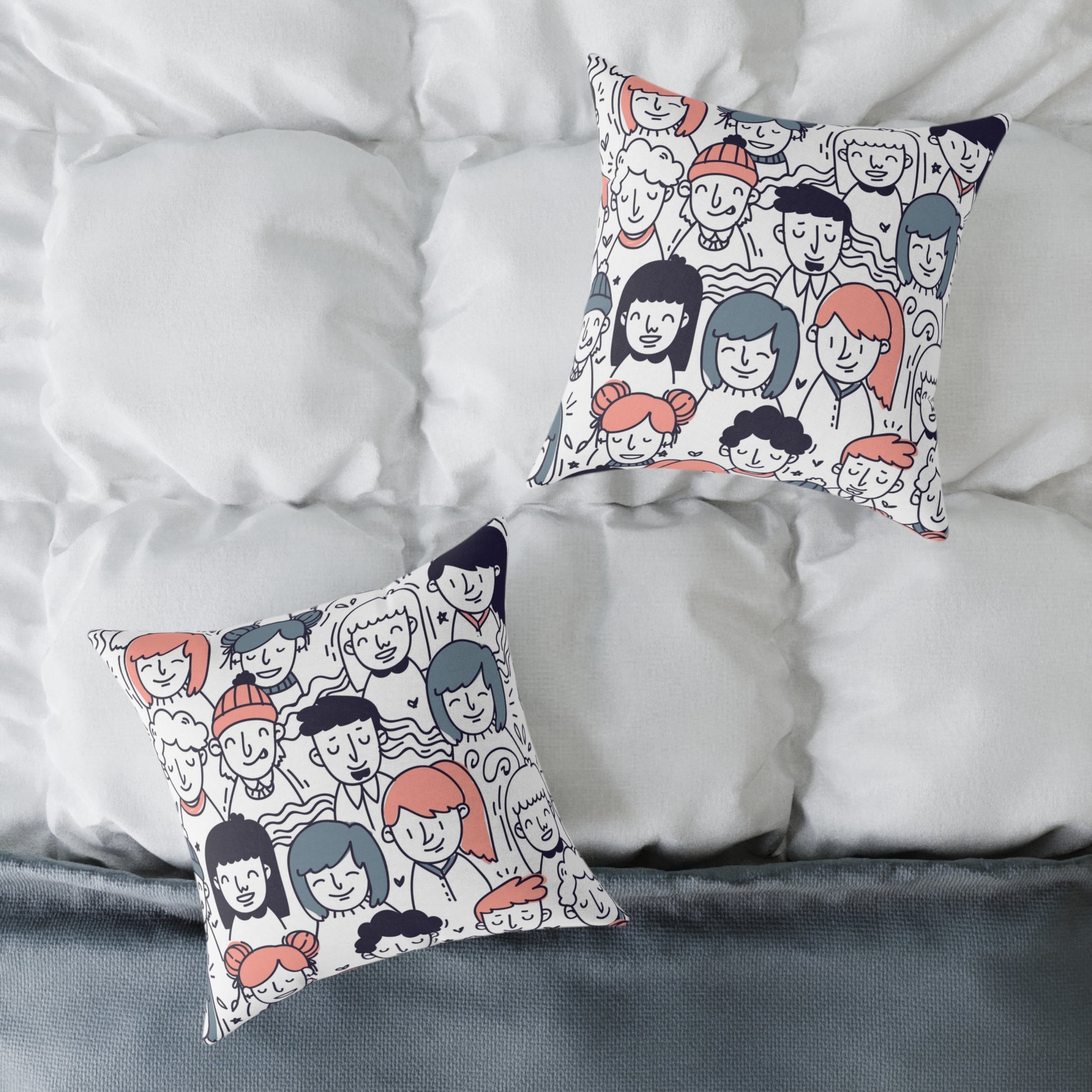 Canvas Pillow - Youth People Design