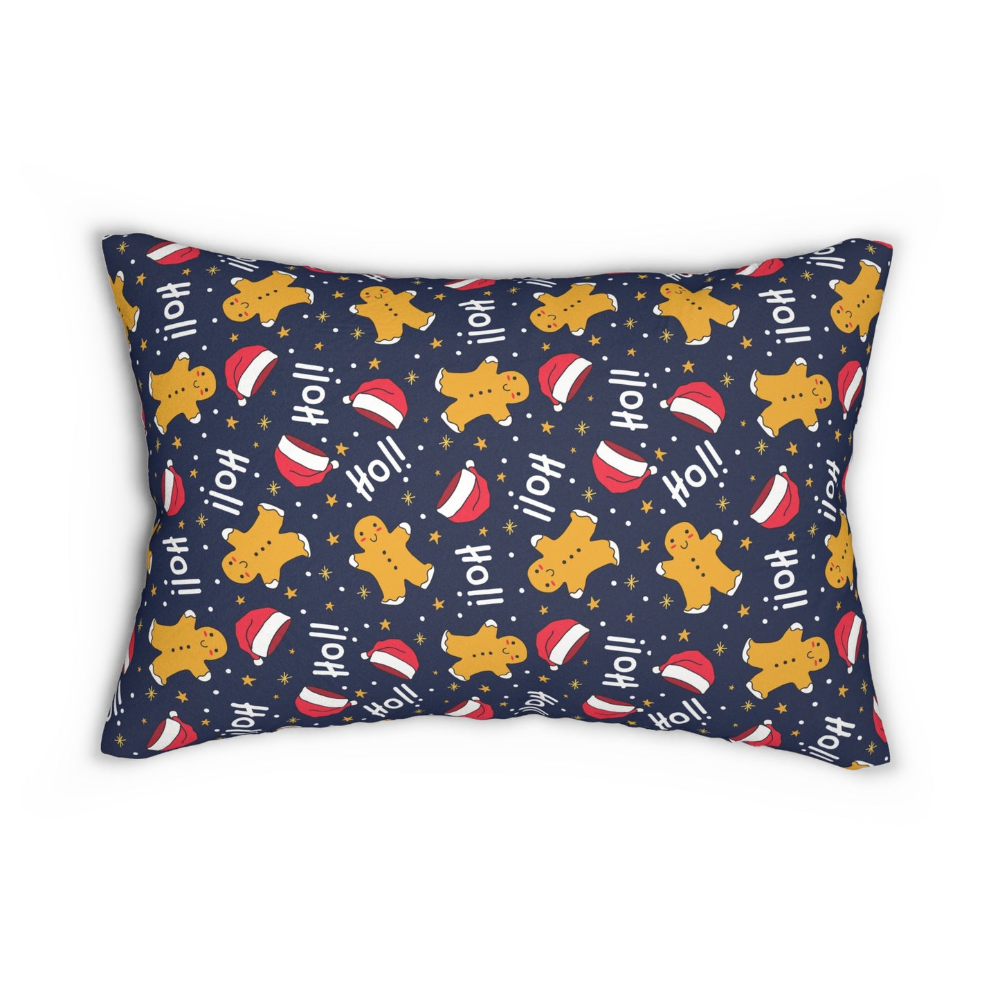 Lumbar Pillow Cute Hand Drawn Christmas Design
