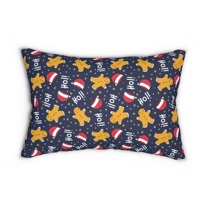 Lumbar Pillow Cute Hand Drawn Christmas Design
