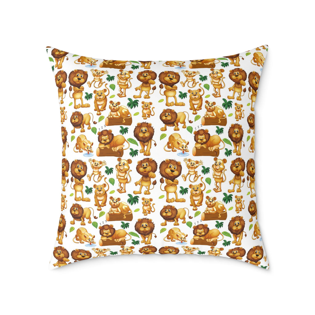 Canvas Pillow - Animals Cartoon Design