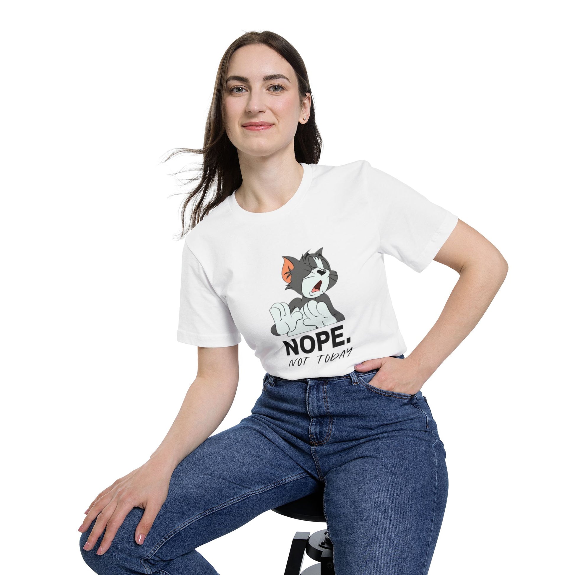Nope not today  Short-Sleeve Jersey T-Shirt