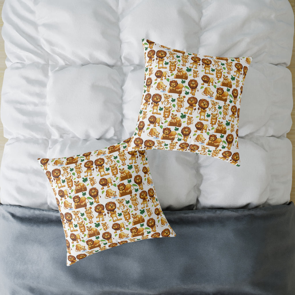 Canvas Pillow - Animals Cartoon Design
