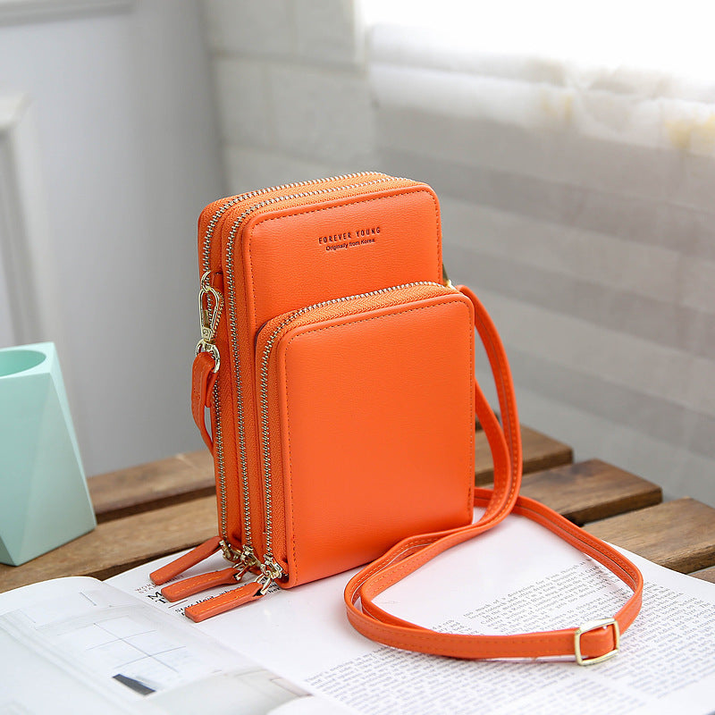 Multi-Layer Large Screen Mobile Phone Bag