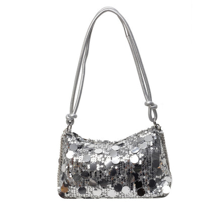 Pouches Women's Sequined Chain Shoulder Messenger Bag