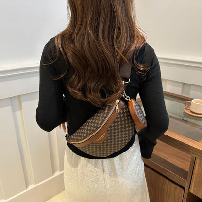 European And American Style Portable Crossbody Personality Retro Printing