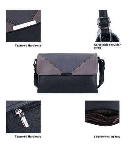 Contrast Color Small Square Box Fashion Shoulder Bag