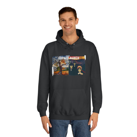 edvard munch Unisex College Hoodie