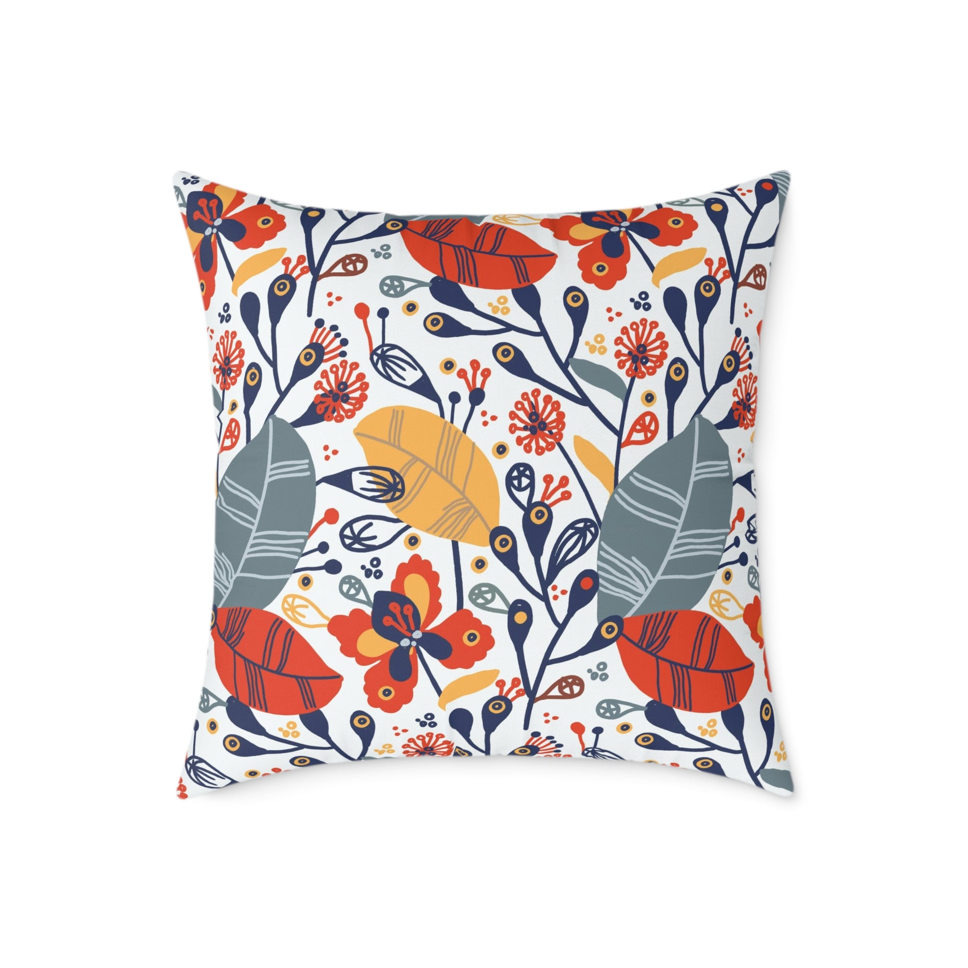 Canvas Pillow Exotic Flowers