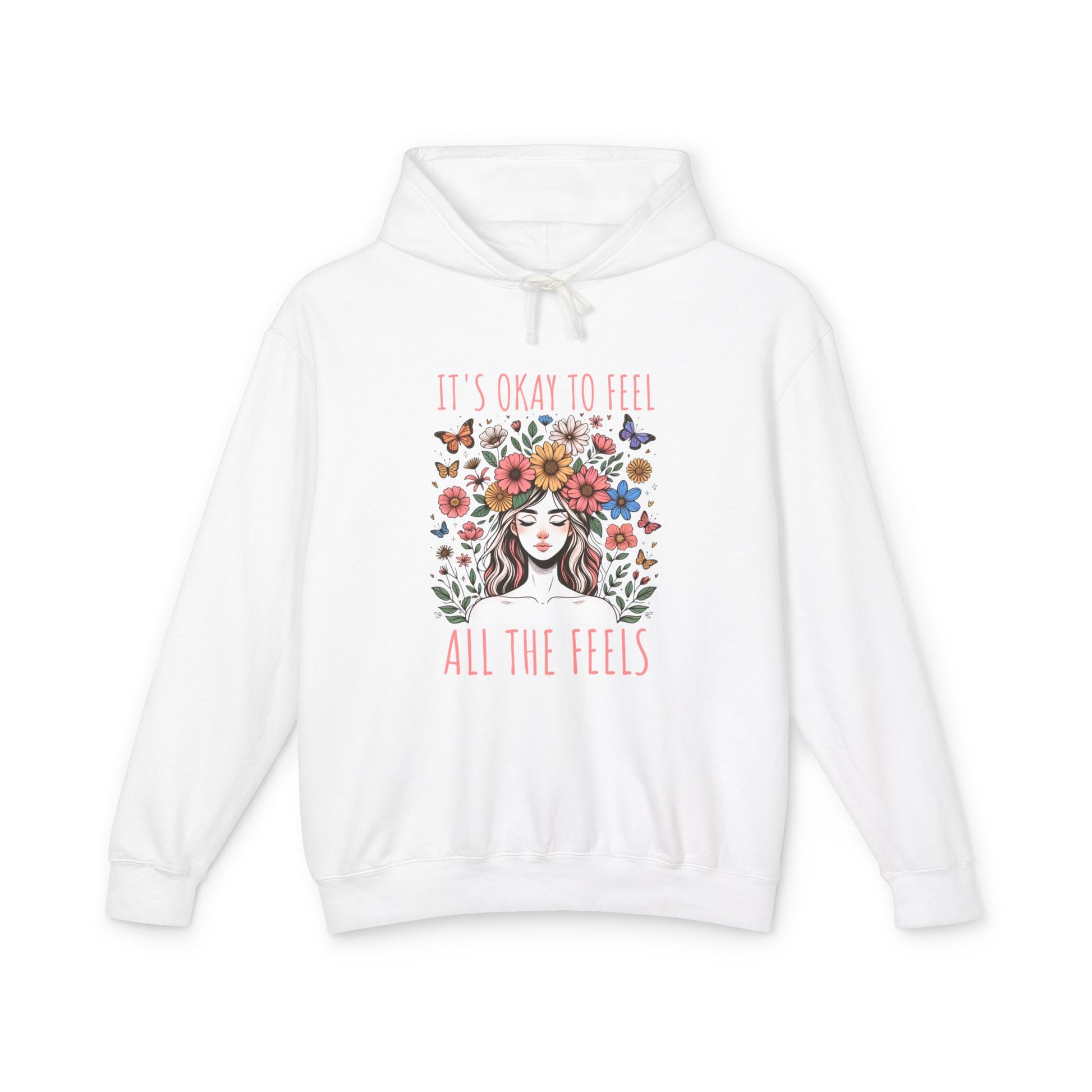 It's Okay to Feel, All the Feels Lightweight Hooded Sweatshirt