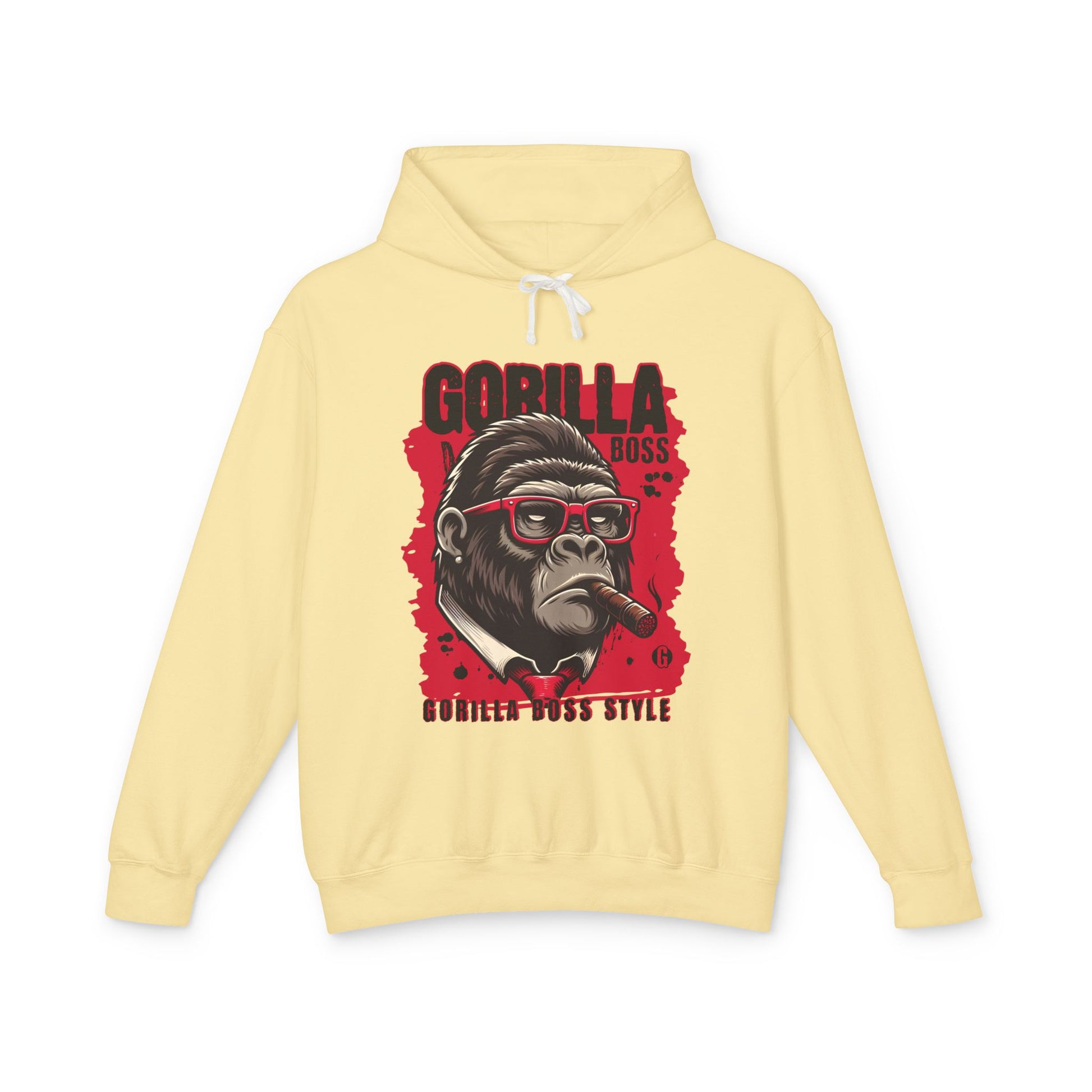 Gorilla Boss Style  Lightweight Hooded Sweatshirt