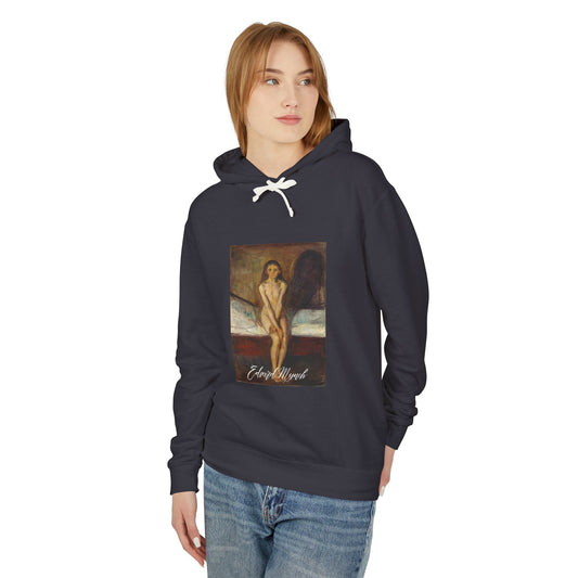 Edvard  Munch Lightweight Hooded Sweatshirt